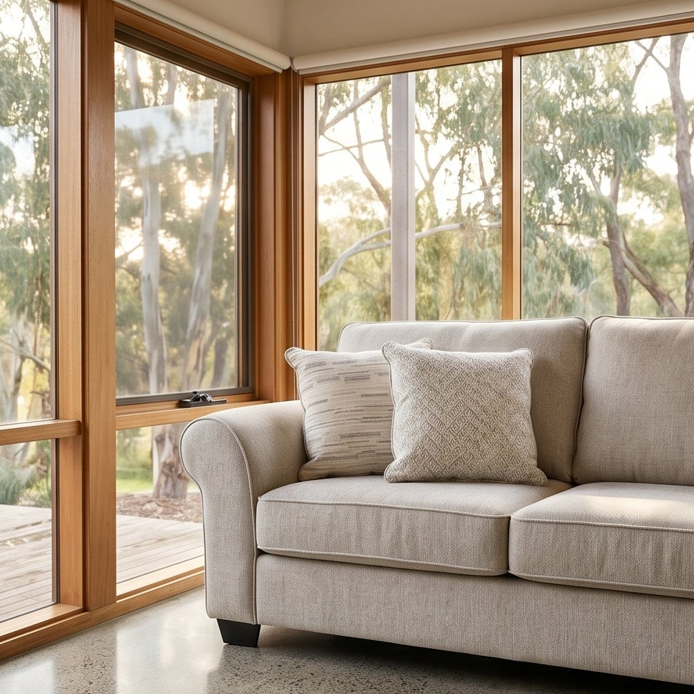 Remmy 2 Seater Sofa In Natural Grey