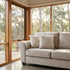 Remmy 2 Seater Sofa In Natural Grey