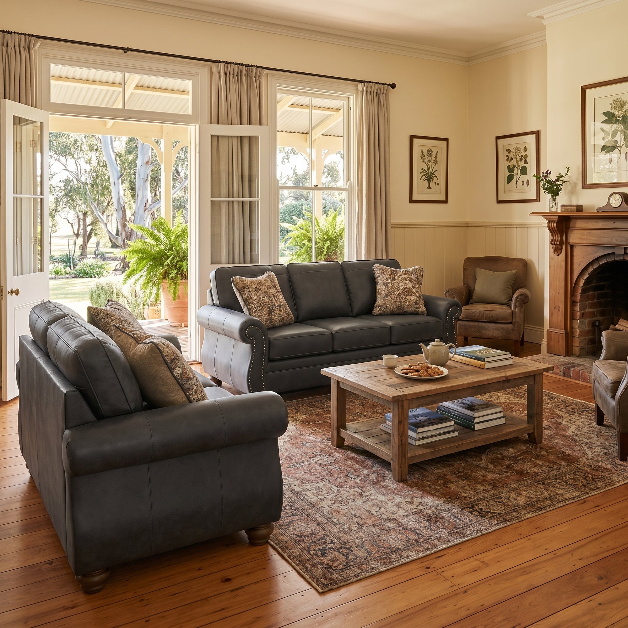 Sonoma 3+2 Sofa Package in Granite
