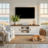 Hamptons 1770 wide TV unit