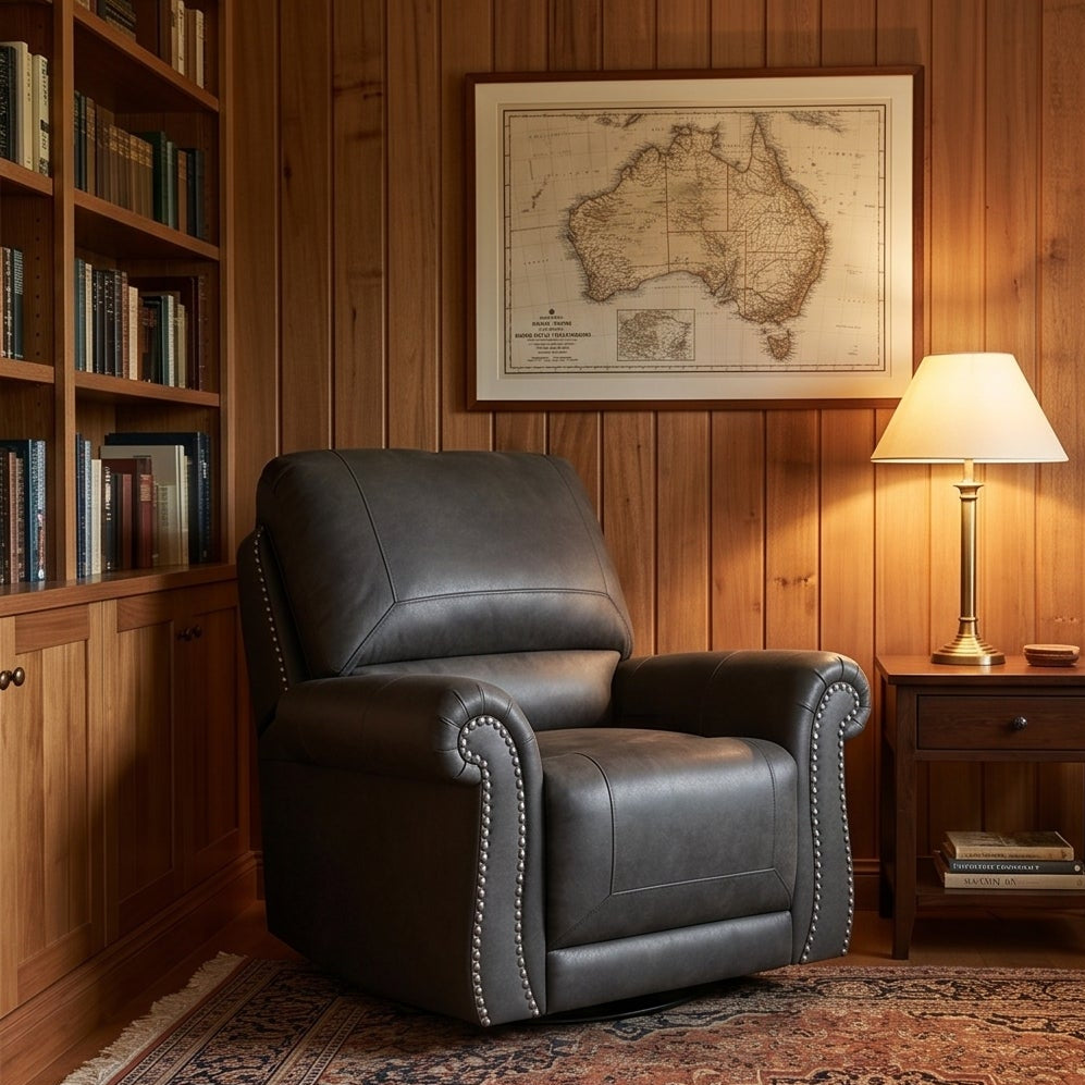 Sonoma Swivel Rocker Recliner In Granite