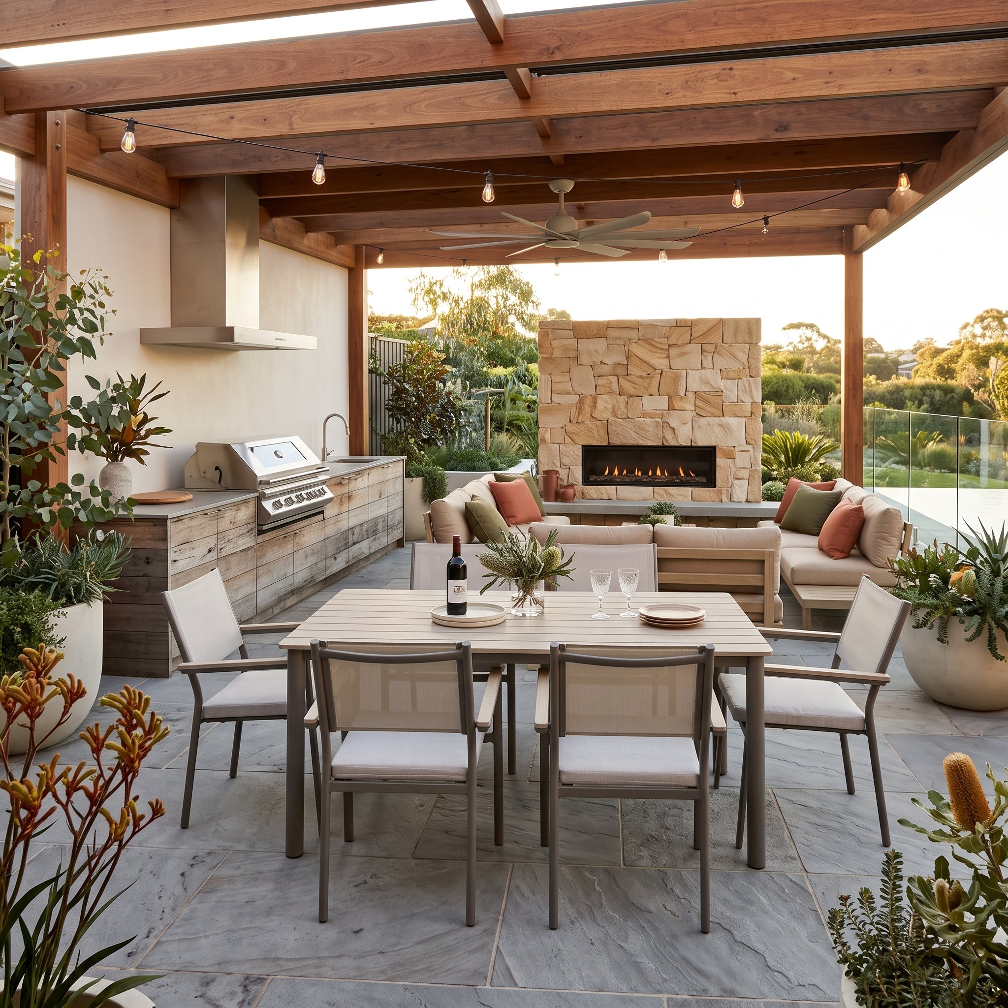 Sebastian 7 Piece Outdoor Package