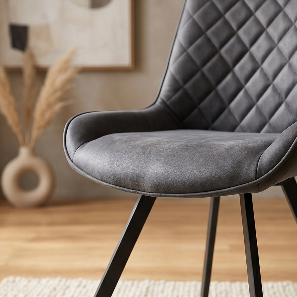 Kentucky Dining Chair in Matt Charcoal