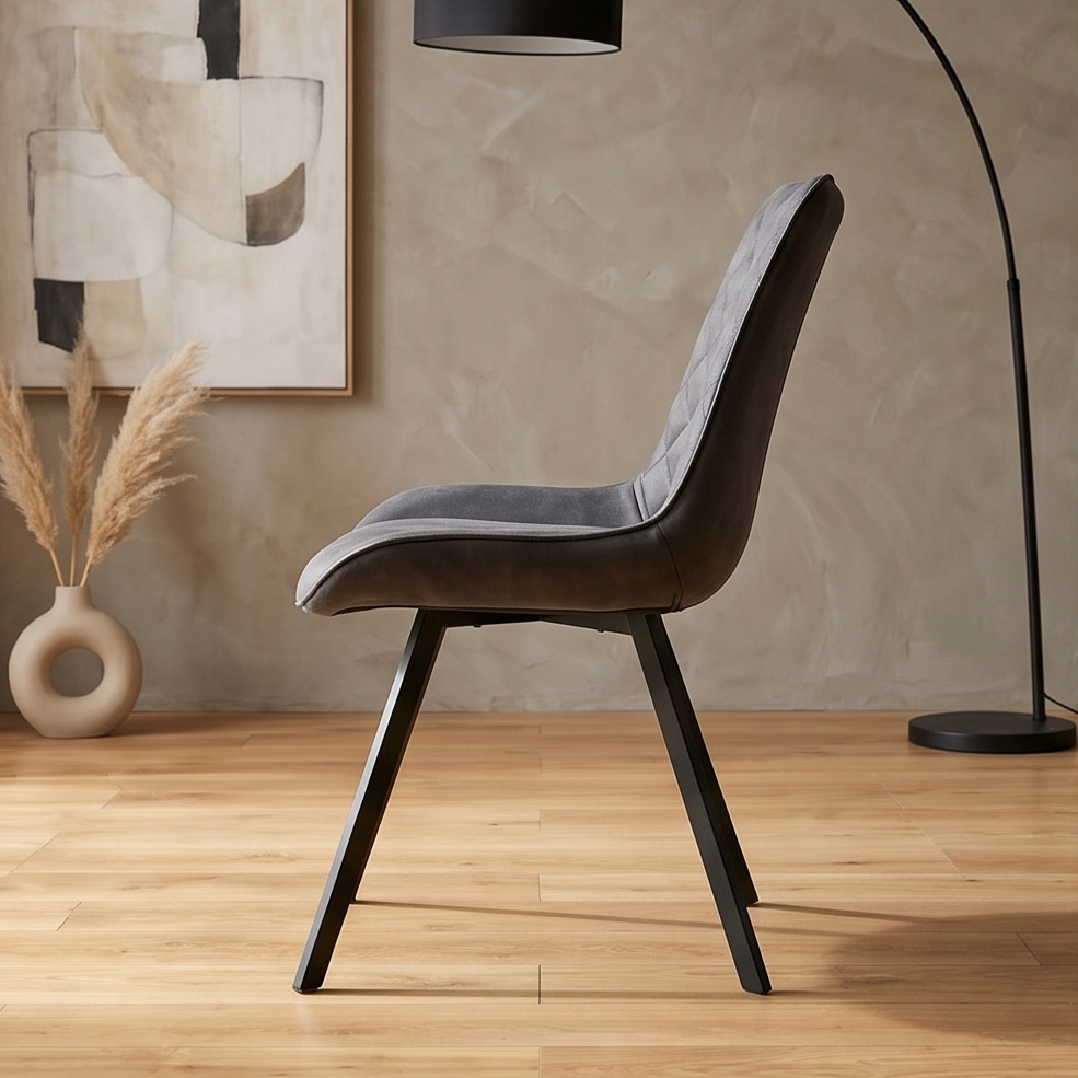 Kentucky Dining Chair in Matt Charcoal