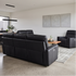 Rockville 3+1+1 Dual Motion Recliner Package in Black Leather