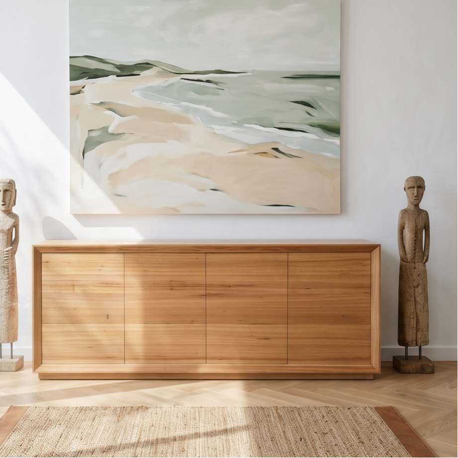 Sussex 220cm Buffett In Australian Blackbutt Timber