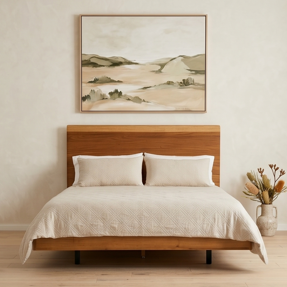 Highland Queen Size Bed Tasmanian Blackwood