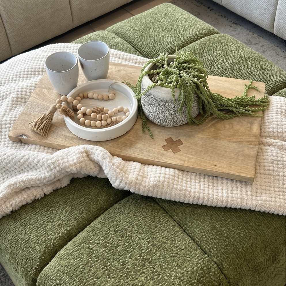 Bradshaw Ottoman In Pesto