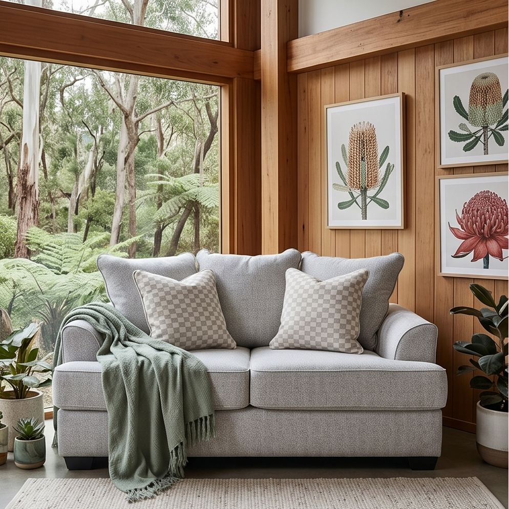 Pearce 2 Seater Sofa In Soft Grey