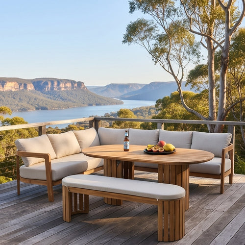 Volare Corner Outdoor Dining Package