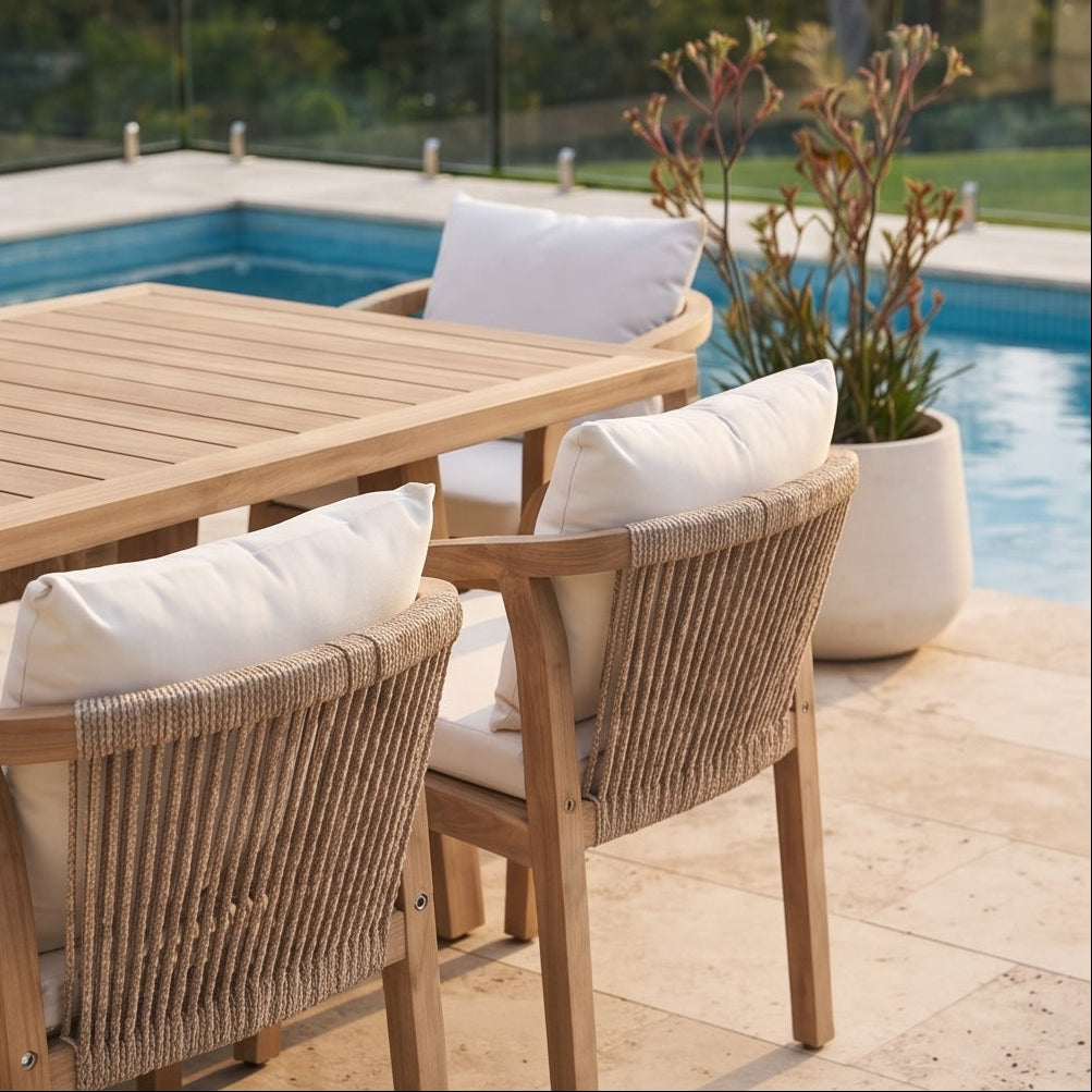 Replay 9 Piece Outdoor Dining Package
