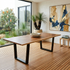 Highland 210cm Long Table In Blackwood