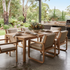 Lando 7 Piece Hardwood Outdoor Package