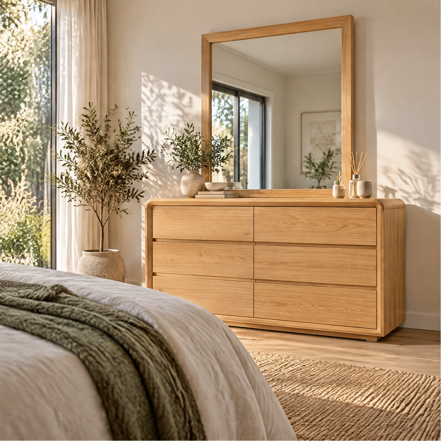 Cassandra Dressing Table In Tasmanian Oak