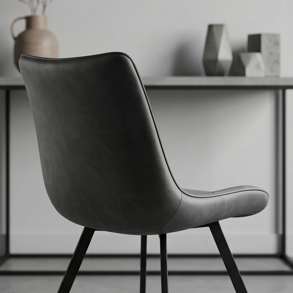 Kentucky Dining Chair in Matt Charcoal
