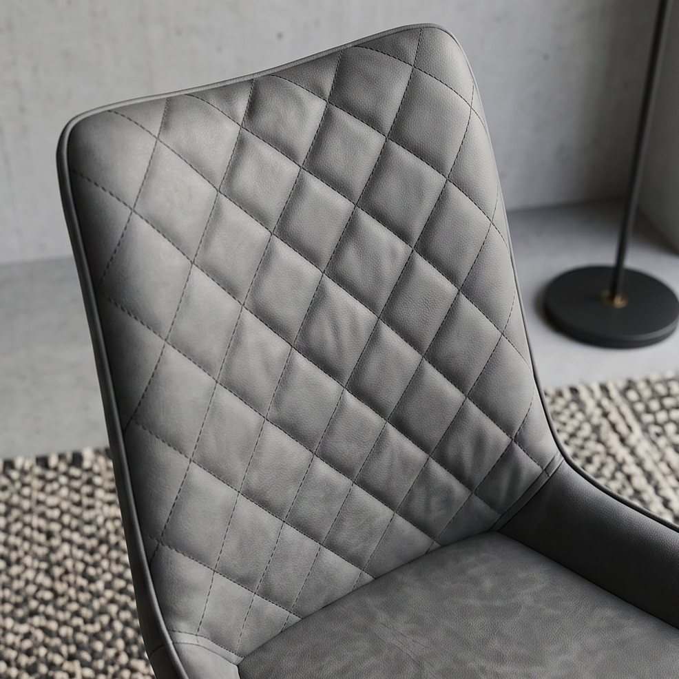 Kentucky Dining Chair in Matt Charcoal