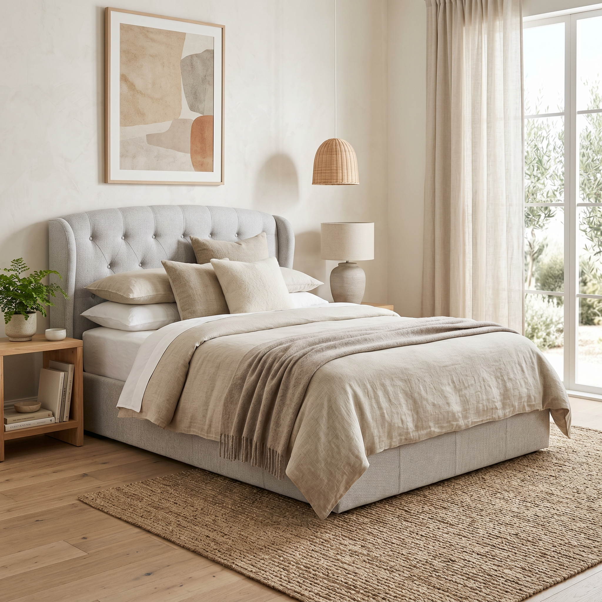 Dallas Double Bed With Gas Lift Storage In Grey