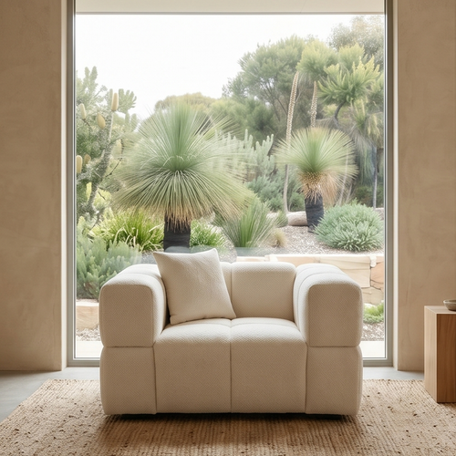 Bradshaw Arm Chair In Vanilla