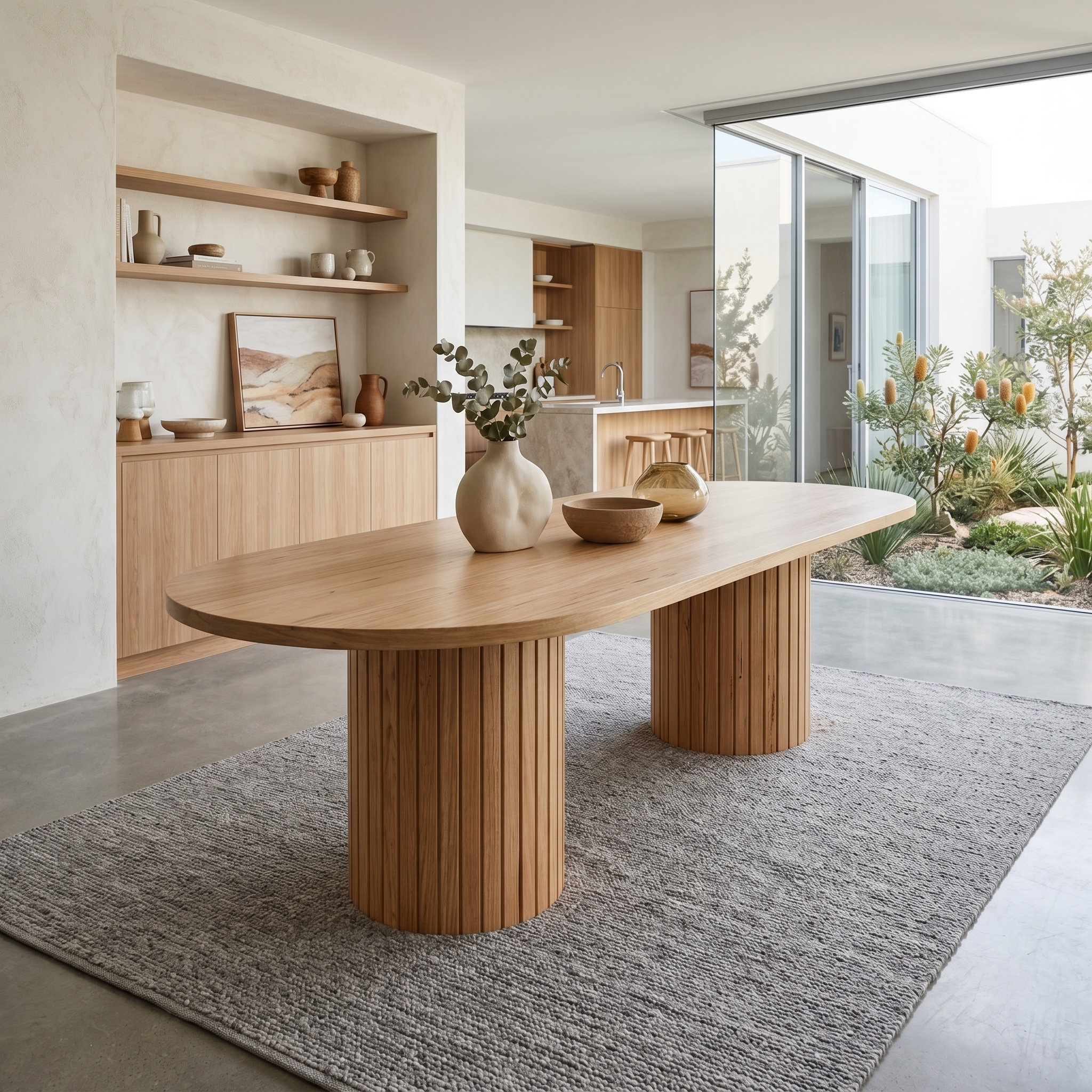 Morocco 270cm Long Table In Natural Australian Messmate