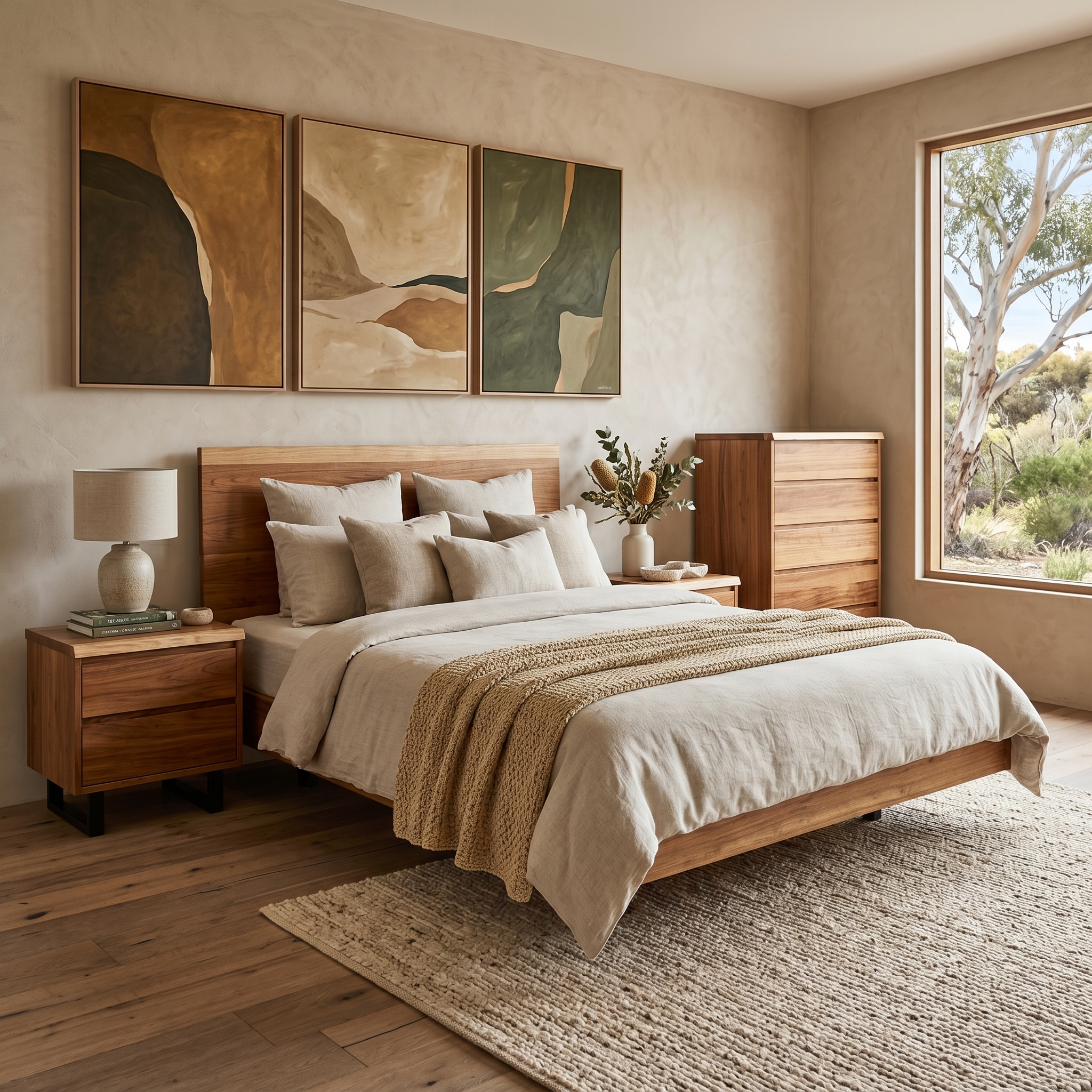 Highland 4 Piece Tallboy suite In Tasmanian Blackwood