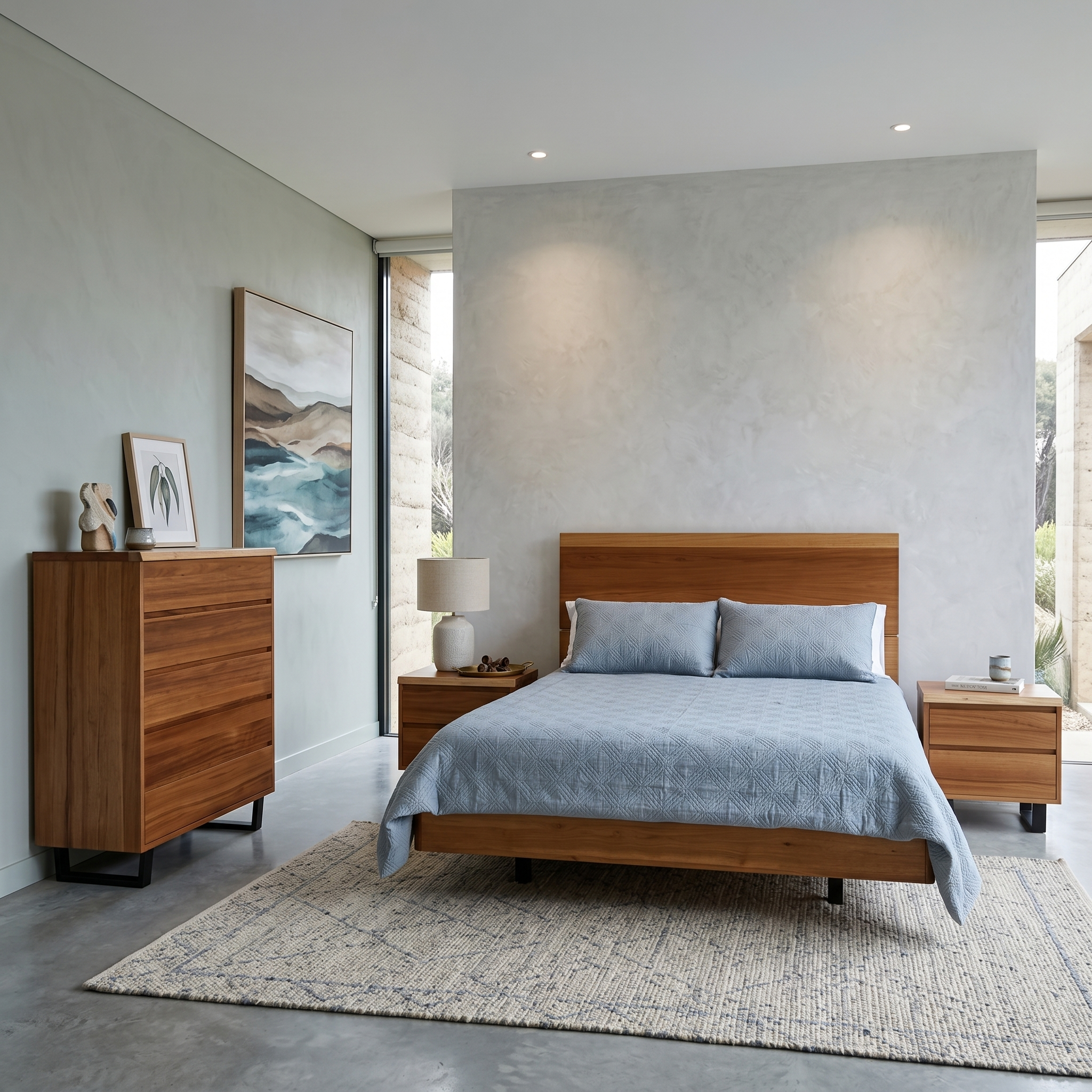 Highland 4 Piece Tallboy suite In Tasmanian Blackwood