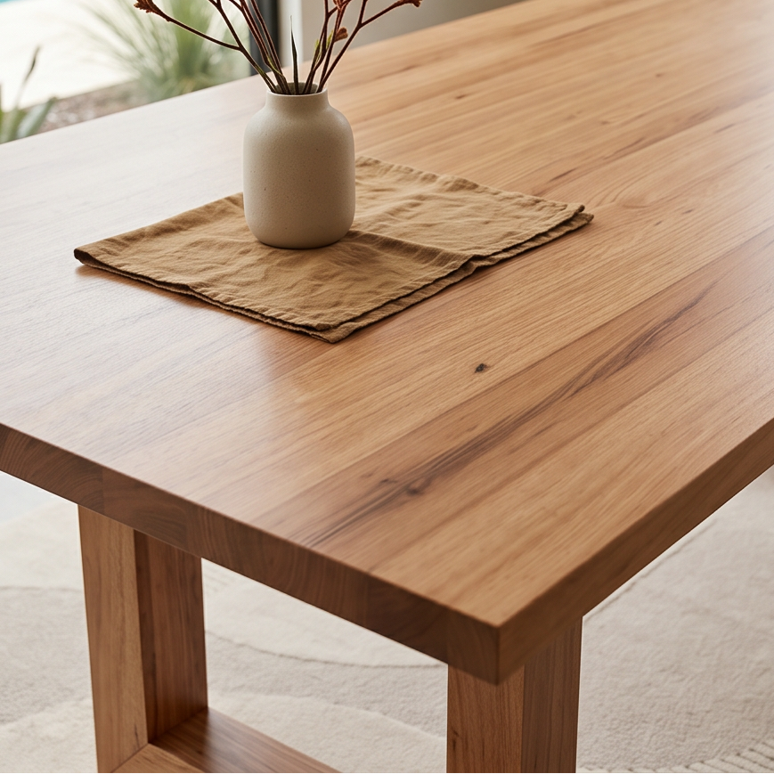 Sussex 270cm Long Table In Australian Bluckbutt Tinber