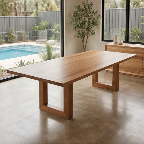 Sussex 270cm Long Table In Australian Bluckbutt Tinber