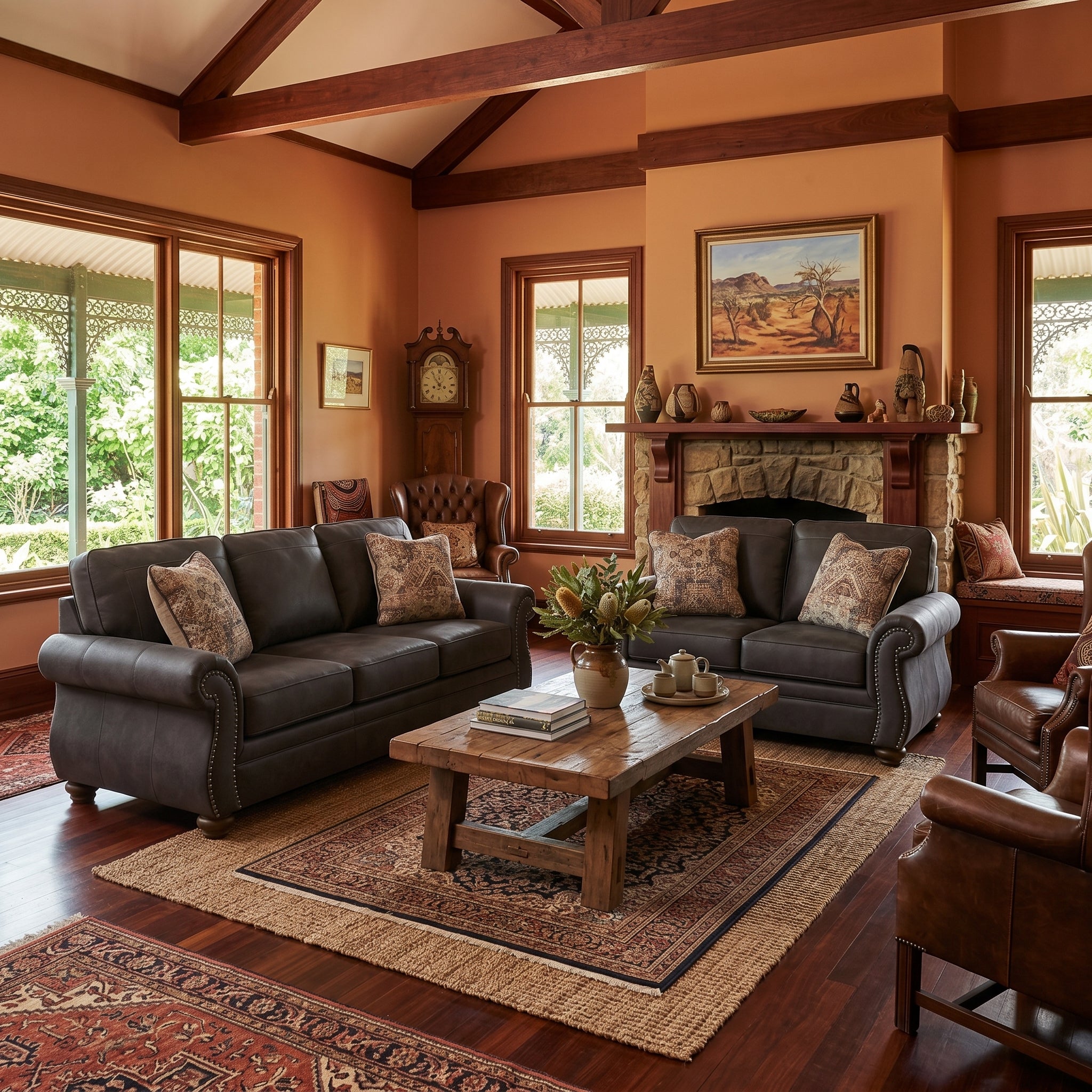 Sonoma 3+2 Sofa Package in Granite