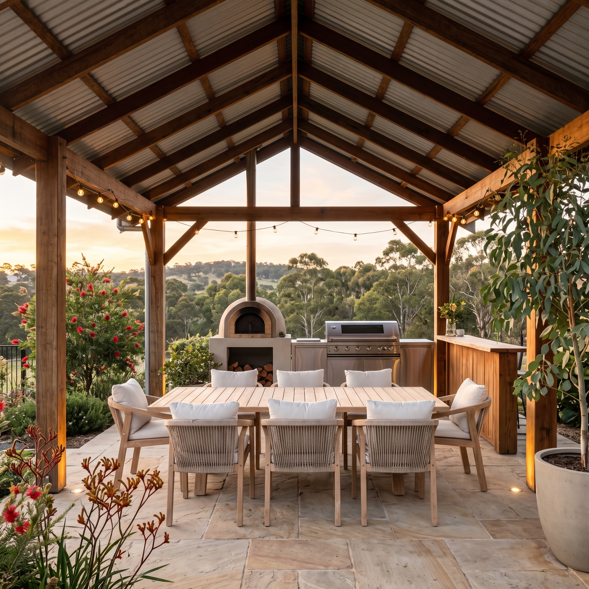 Replay 9 Piece Outdoor Dining Package