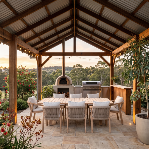 Replay 9 Piece Outdoor Dining Package