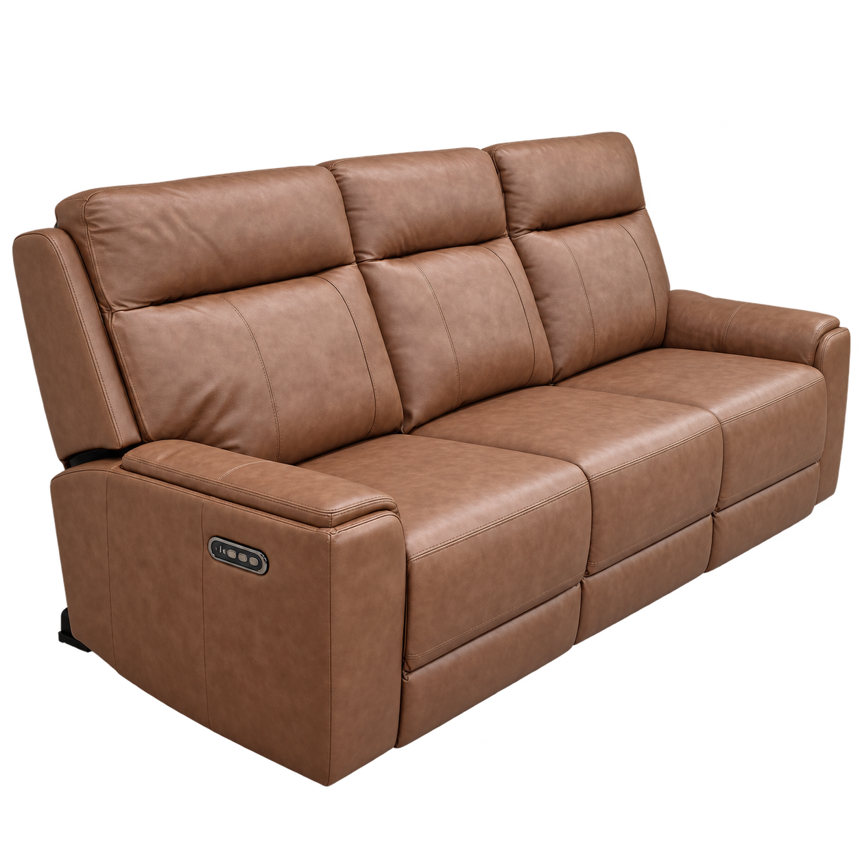 Nebraska 3 Seater Recliner in Vintage Walnut