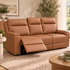 Nebraska 3 Seater Recliner in Vintage Walnut