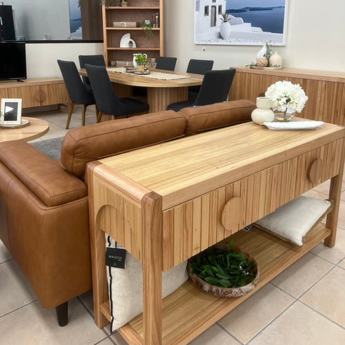 Morocco Hall Table In Natural Australian Messmate