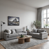 Antonio 3+2 Sofa Package In Nickel Grey