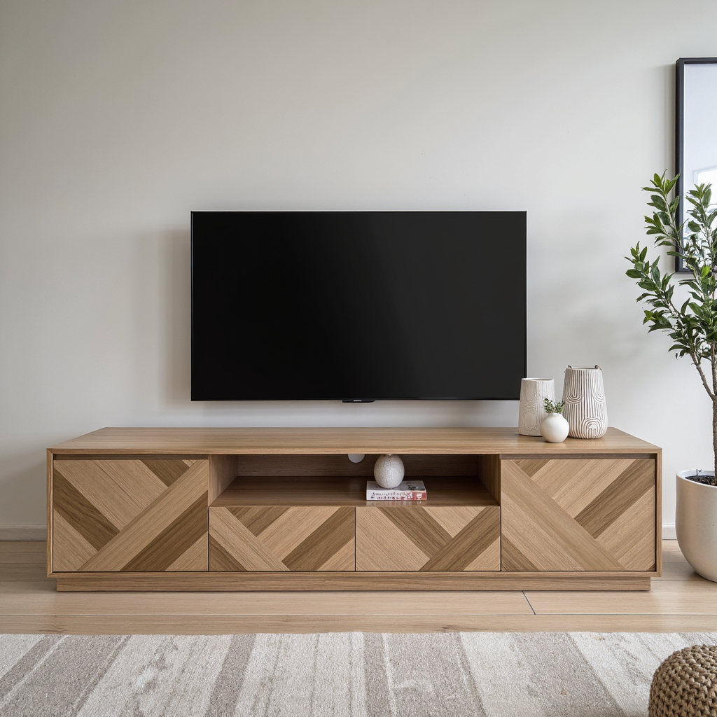 Southport 198cm TV Unit In Tasmanian Oak
