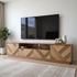 Southport 198cm TV Unit In Tasmanian Oak