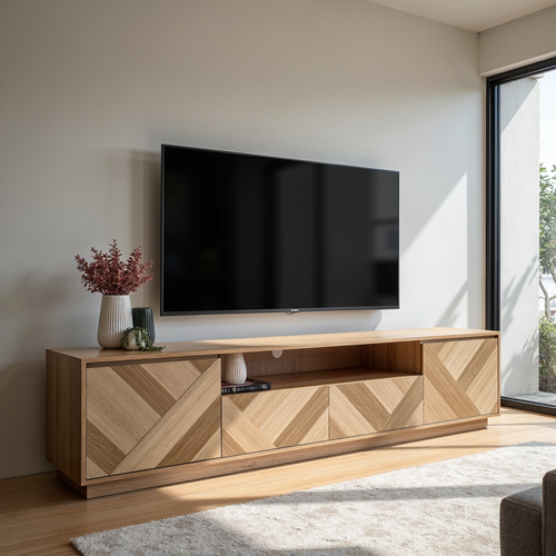 Southport 198cm TV Unit In Tasmanian Oak