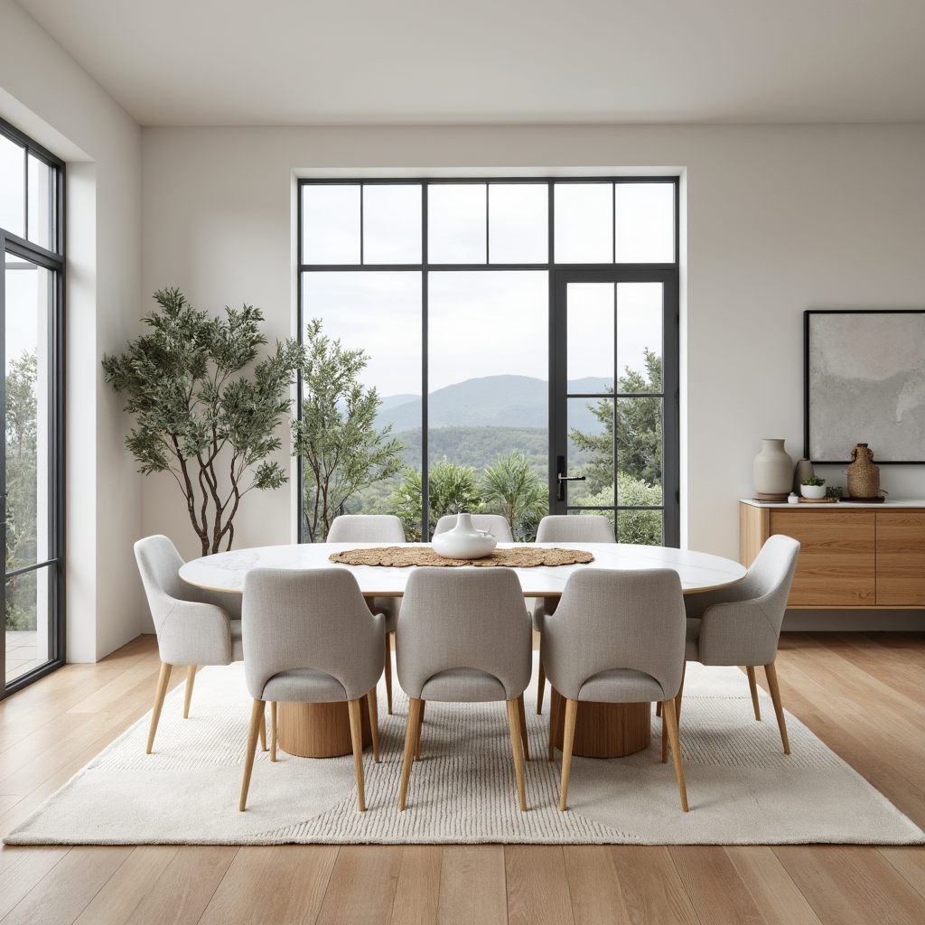 Stanford 9 Piece 2.4m Long Table Dining Package