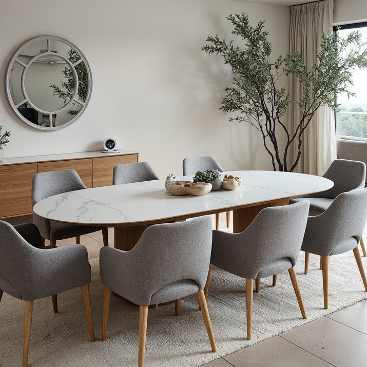 Stanford 210cm Dining Table With Ceramic Top