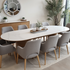 Stanford 240cm Dining Table With Ceramic Top