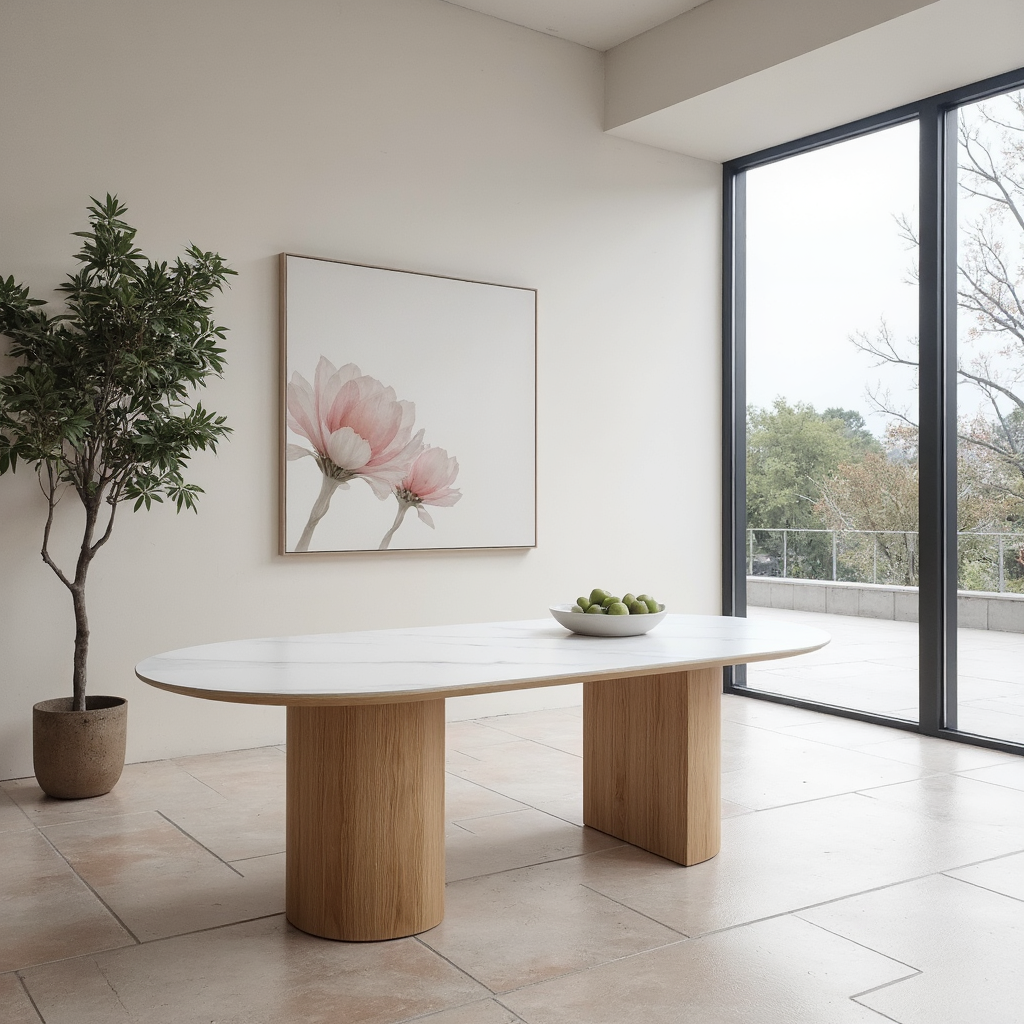 Stanford 240cm Dining Table With Ceramic Top