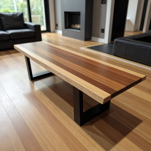 Highland 165cm Long Bench In Blackwood