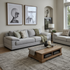 Antonio 3 Seater Sofa In Light Grey