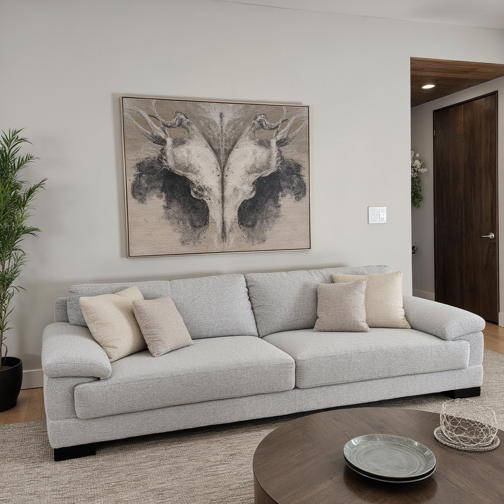 Antonio 3 Seater Sofa In Light Grey