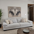 Antonio 3 Seater Sofa In Light Grey