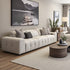 Calabria 4  Seater Dual Electric Recliners In Soft Grey