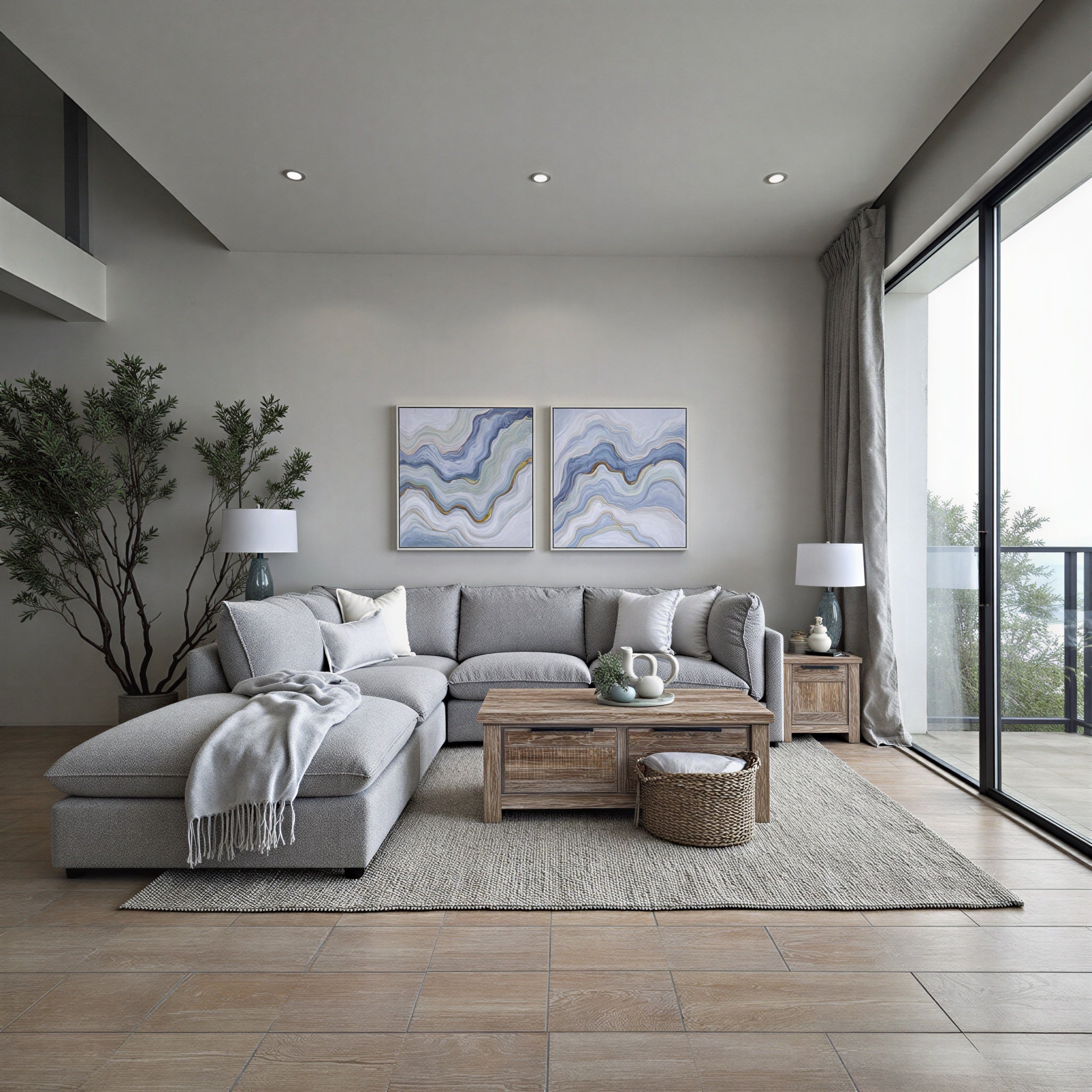 Jupiter Left Hand Chaise In Grey