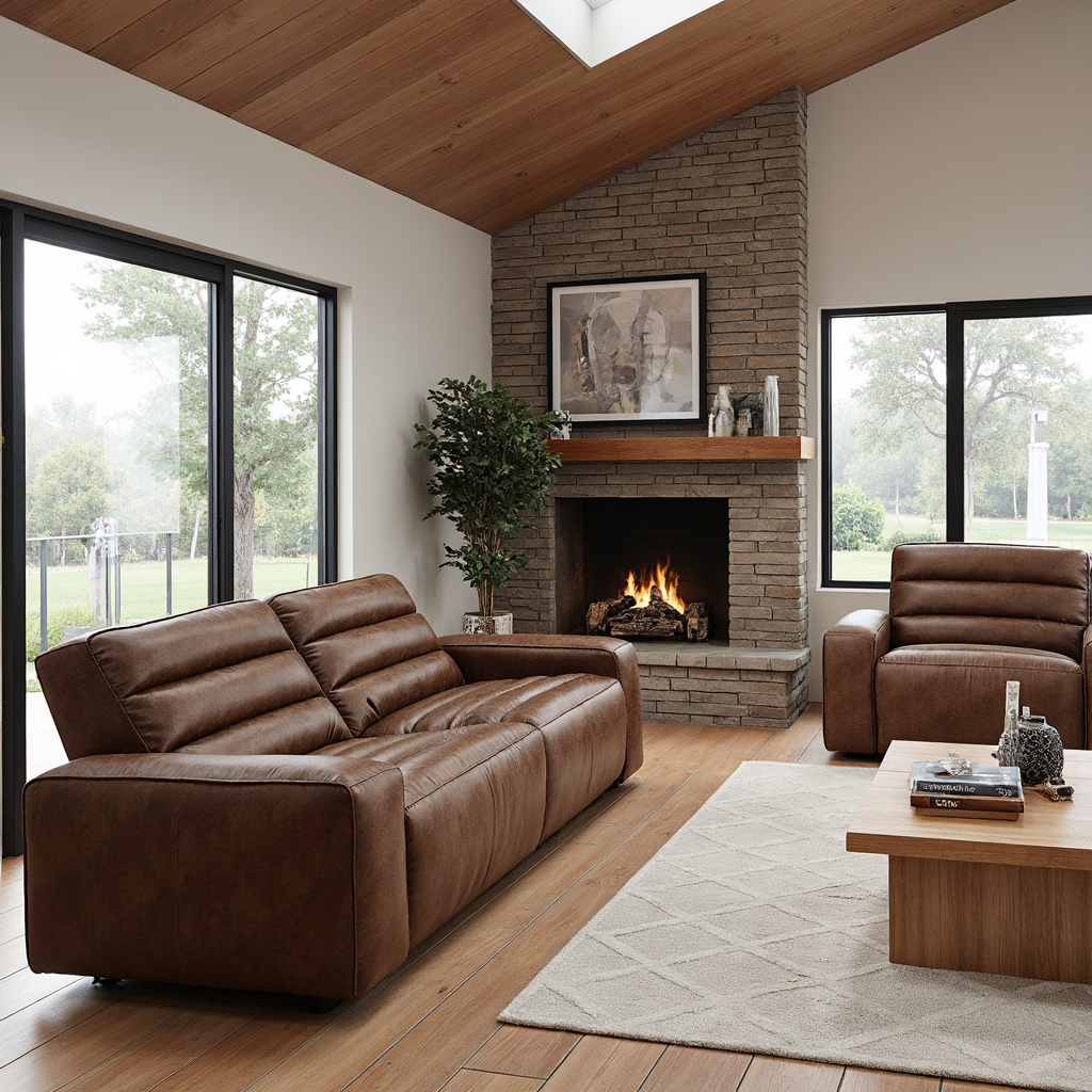 Hollywood 3 Piece Electric Recliner Package In Tan
