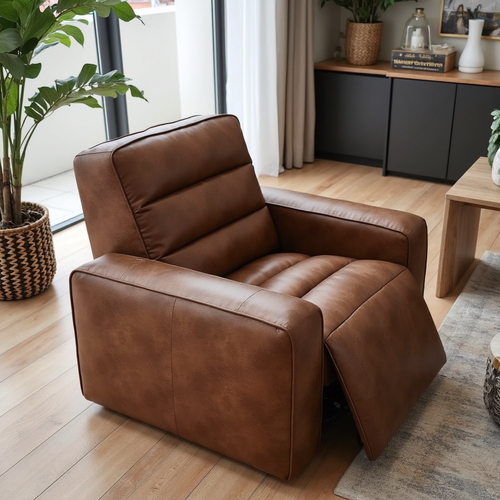 Hollywood Electric Recliner In Tan
