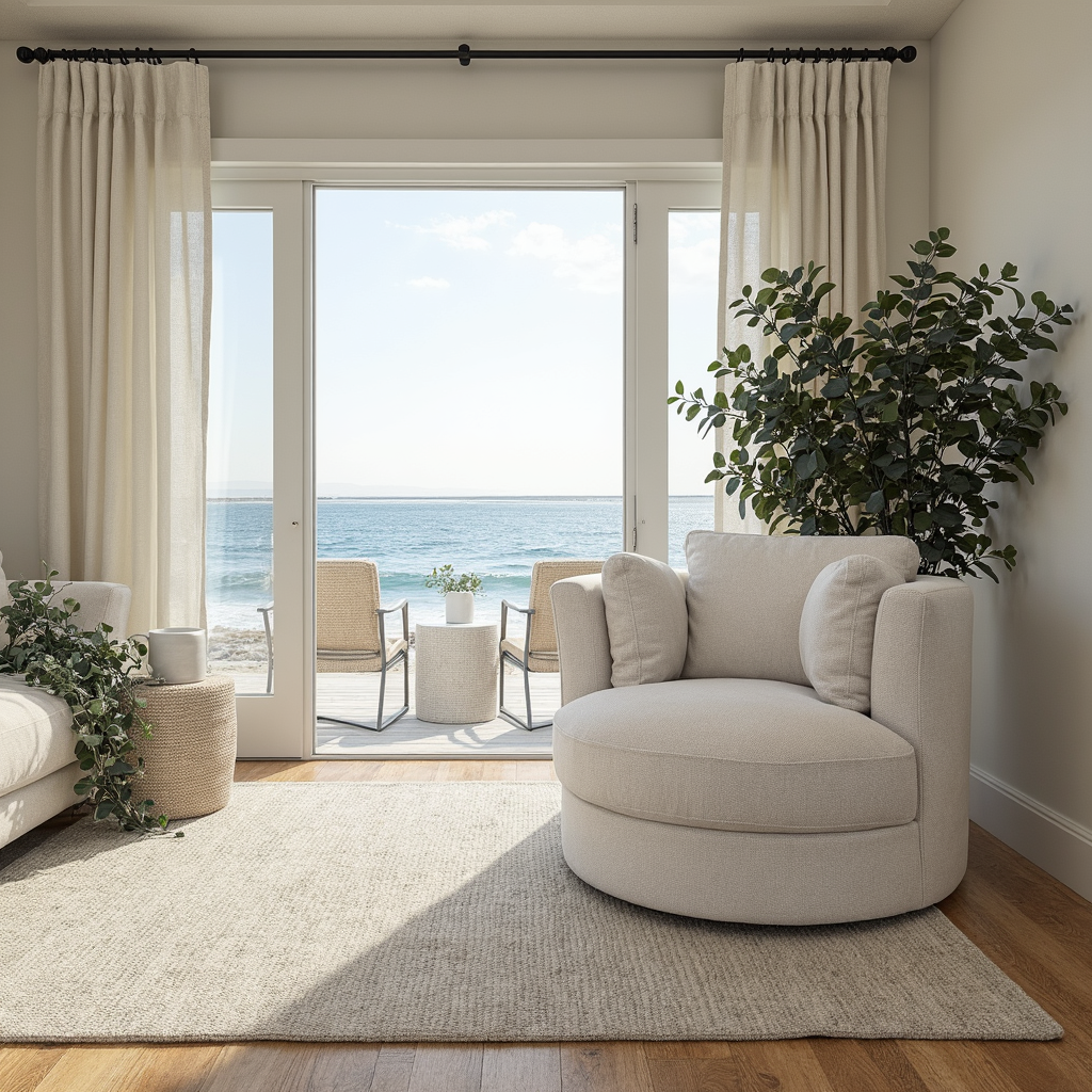 Cloud Soft Cuddle Chair In Natural